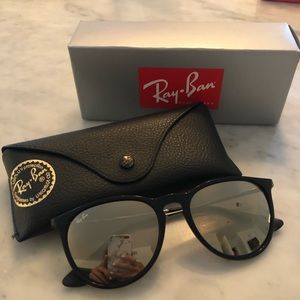 Ray-Ban Erika 54Mm Mirrored Sunglasses